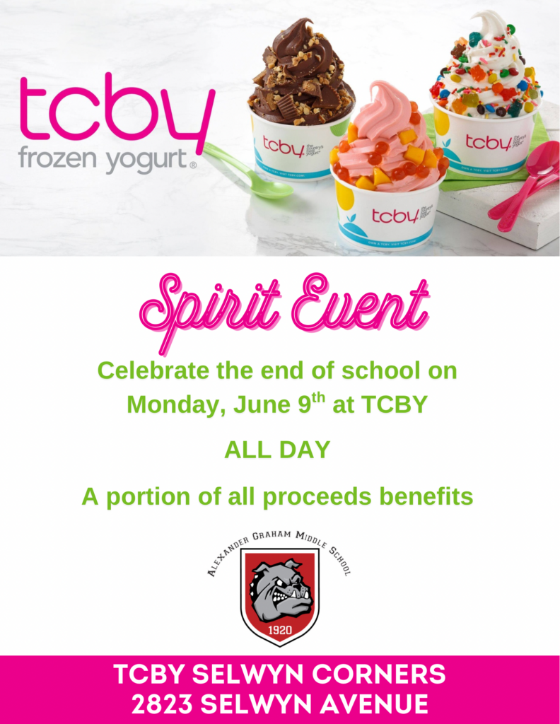 AG TCBY Spirit Event